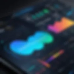 Graphical representation of cloud performance metrics