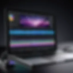 A sleek interface of Apple Final Cut Pro showcasing its editing tools