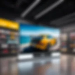 Dynamic digital signage display in a retail environment