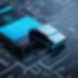 Conceptual diagram of a password manager architecture