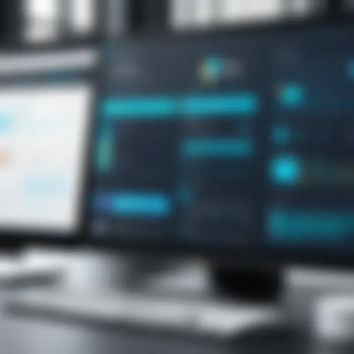Chart comparing features of notable case management software