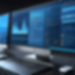 Modern banking technology interface