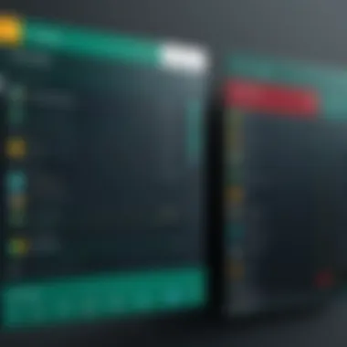User Interface Comparison User interface design of Norton and Kaspersky