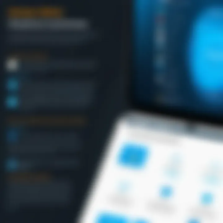 Diagram highlighting features and benefits of Amazon Connect Chat