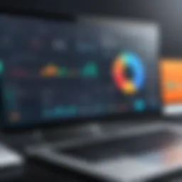 Dashboard interface of advanced SEO tool showcasing analytics