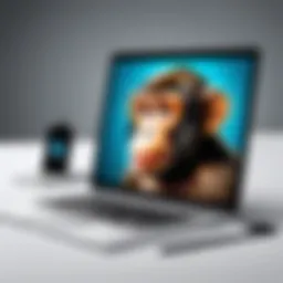 User interface of Survey Monkey showcasing survey creation tools