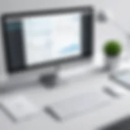 Visual representation of template builder software functionality