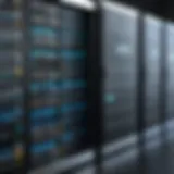 Visual representation of web hosting features