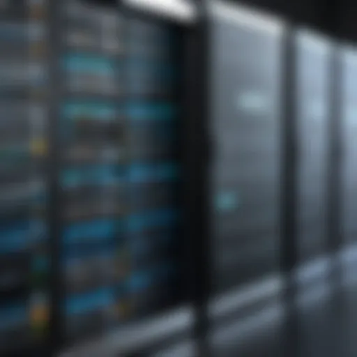 Visual representation of web hosting features