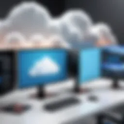 Illustration of cloud workstation architecture