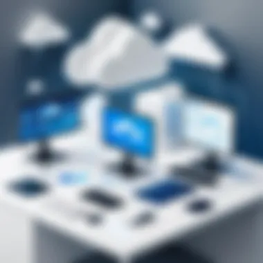 Diagram depicting the benefits of cloud-based workstations