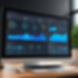 Interactive dashboard showcasing CRM metrics
