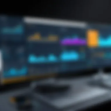 Analytics dashboard displaying event metrics and insights