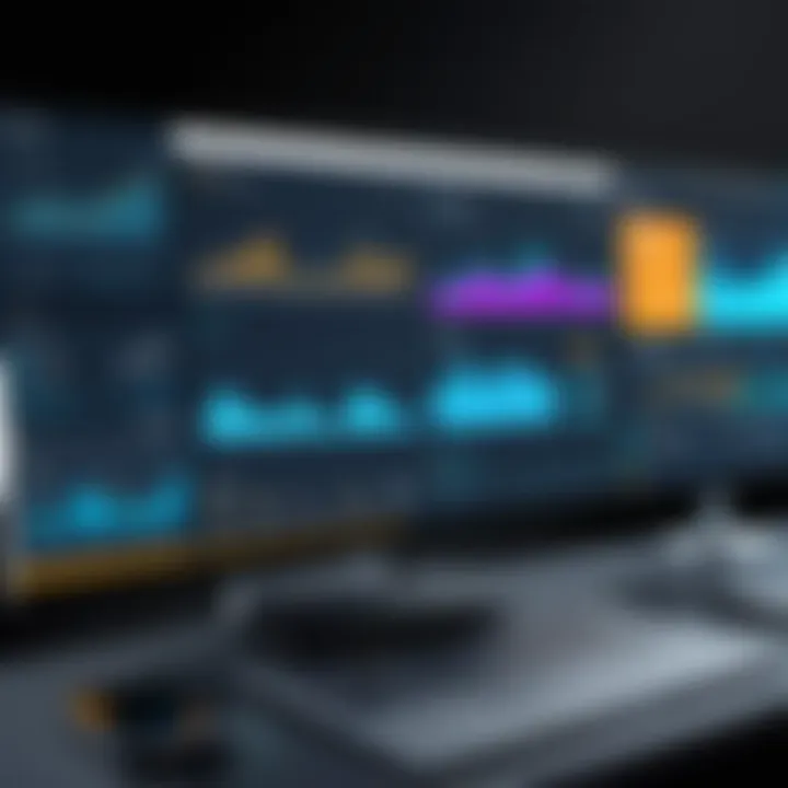 Analytics dashboard displaying event metrics and insights