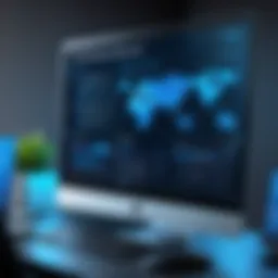 Visual representation of privileged account security