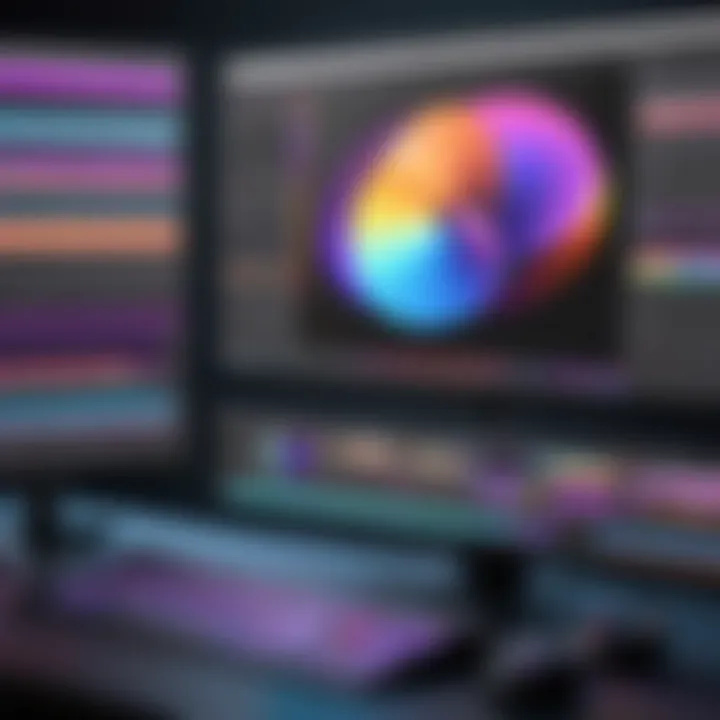 Color correction tools in DaVinci Resolve highlighting advanced features
