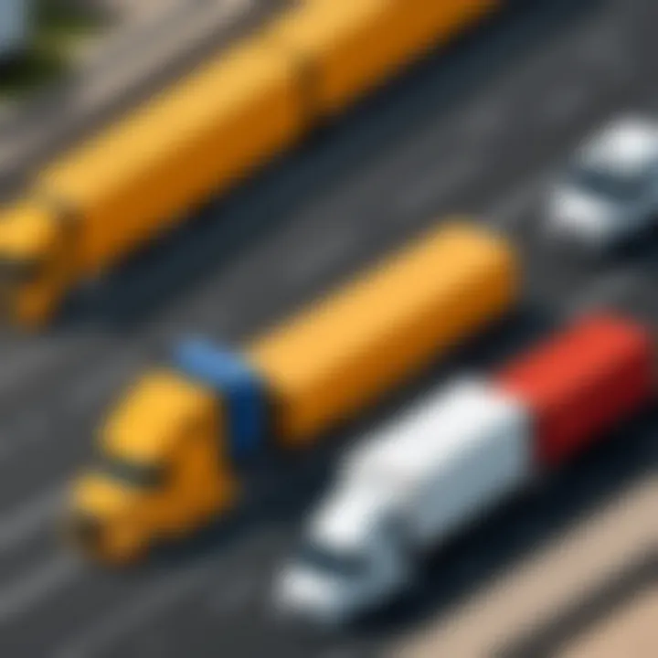 An infographic illustrating the advantages of digital freight solutions