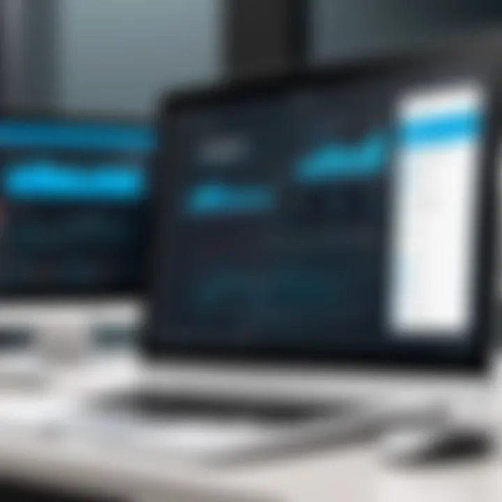 Illustration of Drift's conversational interface integrated with Salesforce dashboard