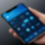 Showcasing the user interface of the Airmeet mobile app