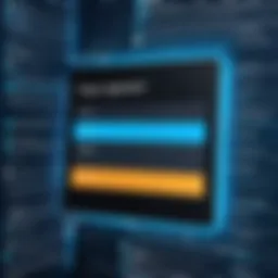 Visual representation of application configuration frameworks