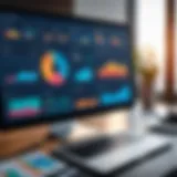 Dashboard overview of APS HR software showcasing analytics and metrics
