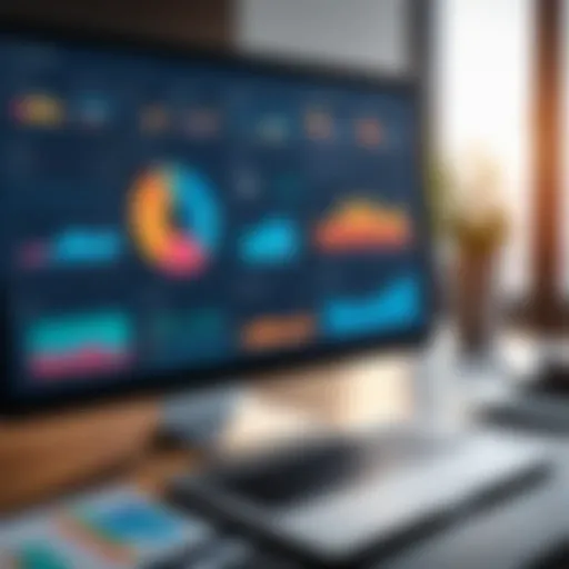 Dashboard overview of APS HR software showcasing analytics and metrics