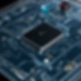 Advanced AutoCAD interface showcasing electronics design tools