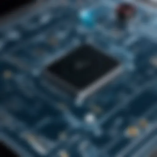 Advanced AutoCAD interface showcasing electronics design tools