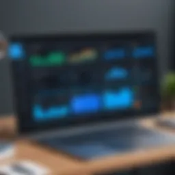 Visual representation of Azure DevOps dashboard showcasing test case management features