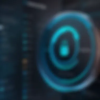 Visual representation of security features in password management applications