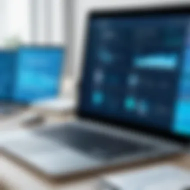 Diverse Case Management Software Interfaces Illustration of various case management software interfaces