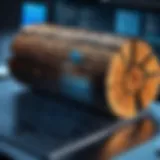 A visual representation of log management strategies