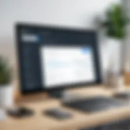 A sophisticated dashboard illustrating email signature configuration options.