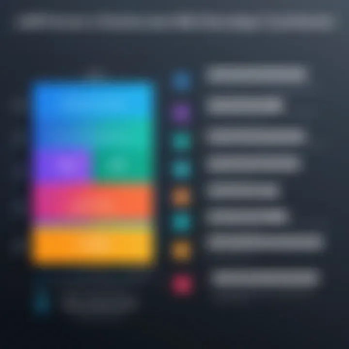 Comparison chart highlighting features of free vs paid MLS software
