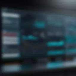 Interface of switch monitoring software showcasing real-time data