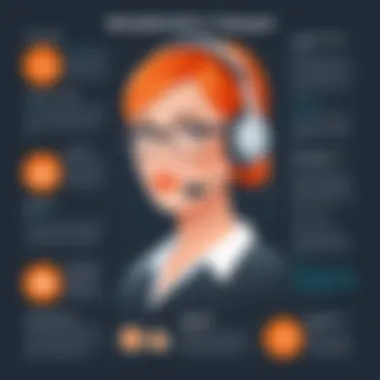 Benefits of HubSpot in Customer Support Infographic illustrating the benefits of using HubSpot for customer support