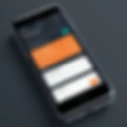 A mobile device displaying HubSpot's user-friendly interface