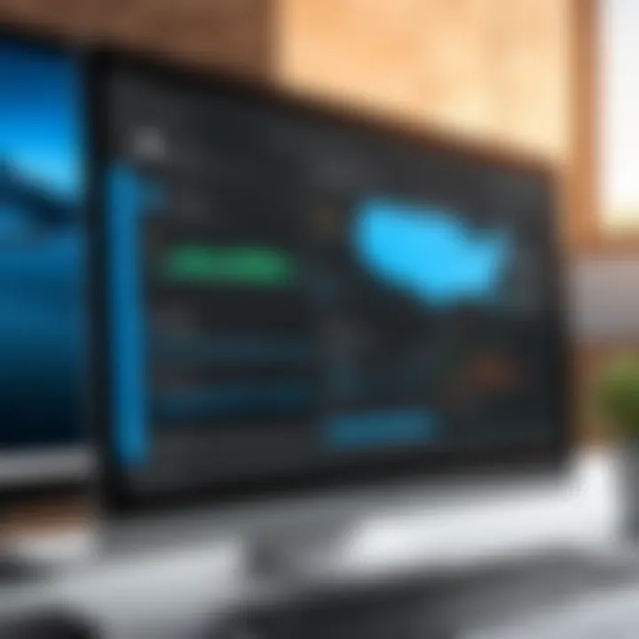 Dashboard showcasing features of Microsoft Web Content Management System