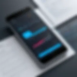 A visual representation of no code mobile app development interface
