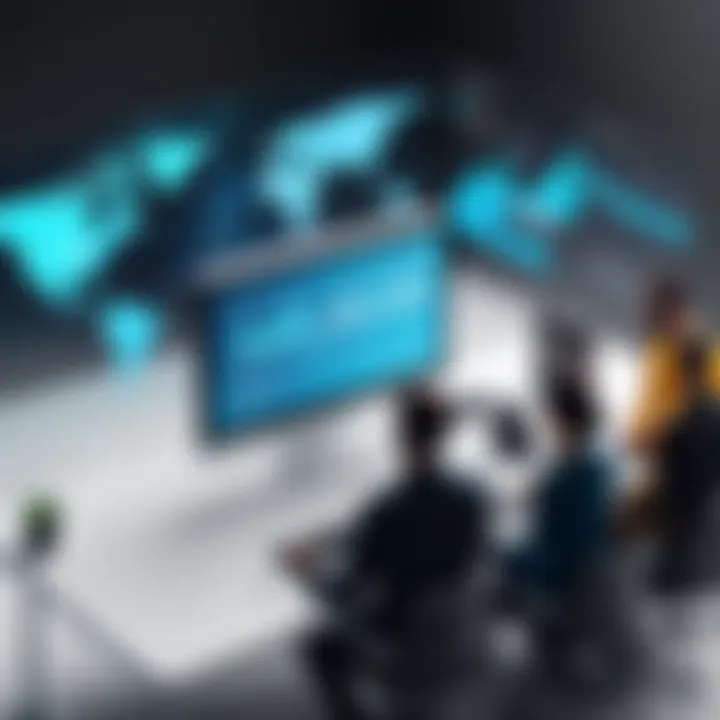 Trend graph illustrating the rise of virtual meetings
