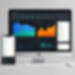 Visual representation of Pendo metrics dashboard