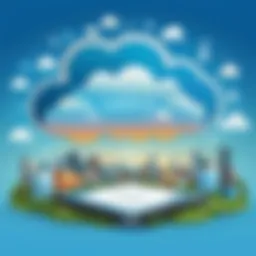 Visual representation of Salesforce Philanthropy Cloud interface showcasing its features