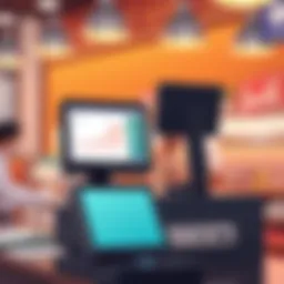 A sophisticated point of sale interface showcasing user-friendly design.