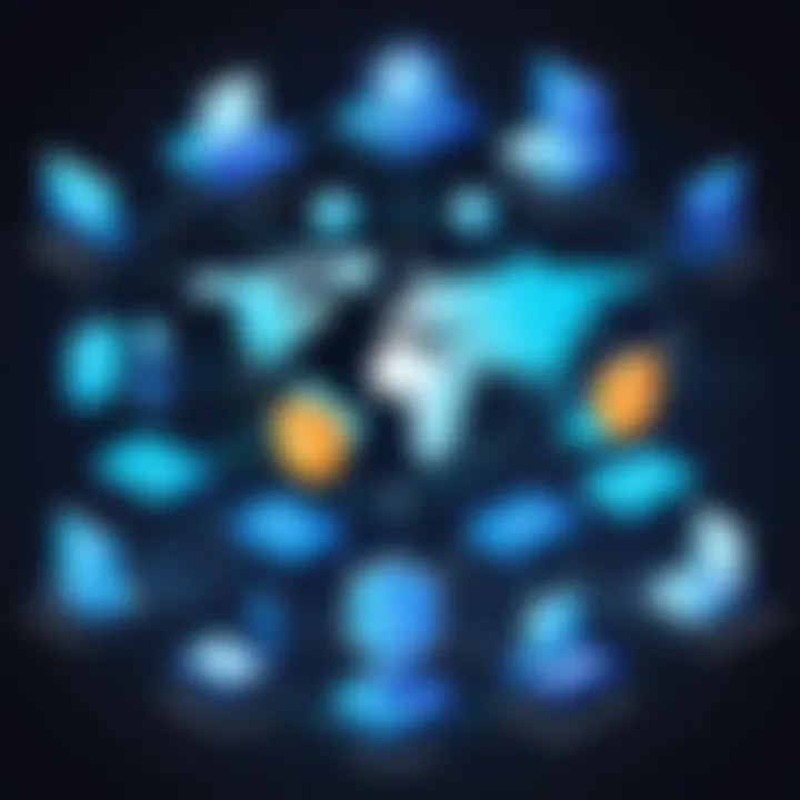 Security Aspects of SDN Implementation Diagram illustrating security considerations in Software Defined Networking