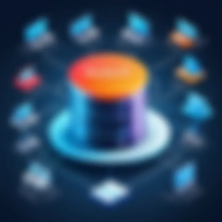Infographic illustrating common challenges in database synchronization