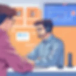 Customer support interaction