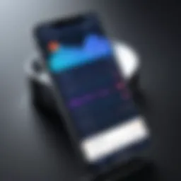 An interface of the Audacity phone app with audio editing tools visible