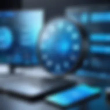 Technological Advancements in Key Management Visual representation of advanced technology in key tracking and security systems.