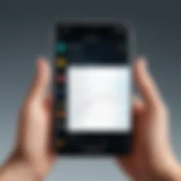 A visual representation of a conversation recording app interface showcasing key features.