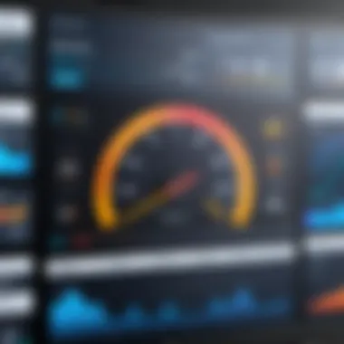 Performance Metrics Dashboard for a Hardware Firewall Performance metrics dashboard for a hardware firewall